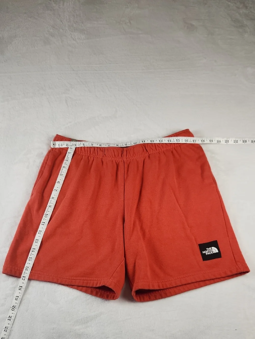 The North Face Men's Box NSE Cotton Fleece Shorts In Rusted Bronze Red Orange L‎